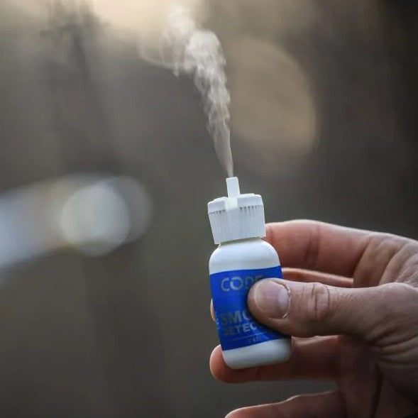 Code Blue smoke detektor vindindikator 