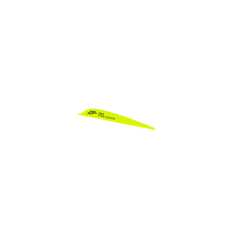 Flex Fletch FFP-360 fane neon gul 