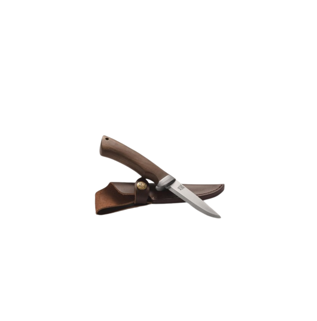 Øyo Dovre outdoorkniv med læderskede